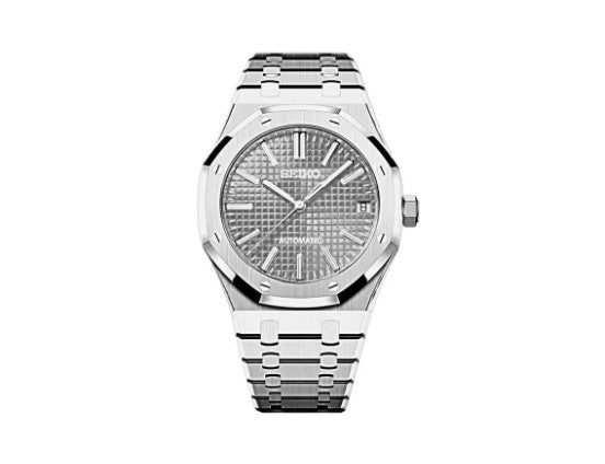 SEIKO ROYAL OAK SILVER GRAY SILVER 41MM