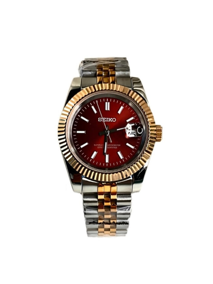 SEIKO DATEJUST TWO TONE CHOCOLATE 39MM