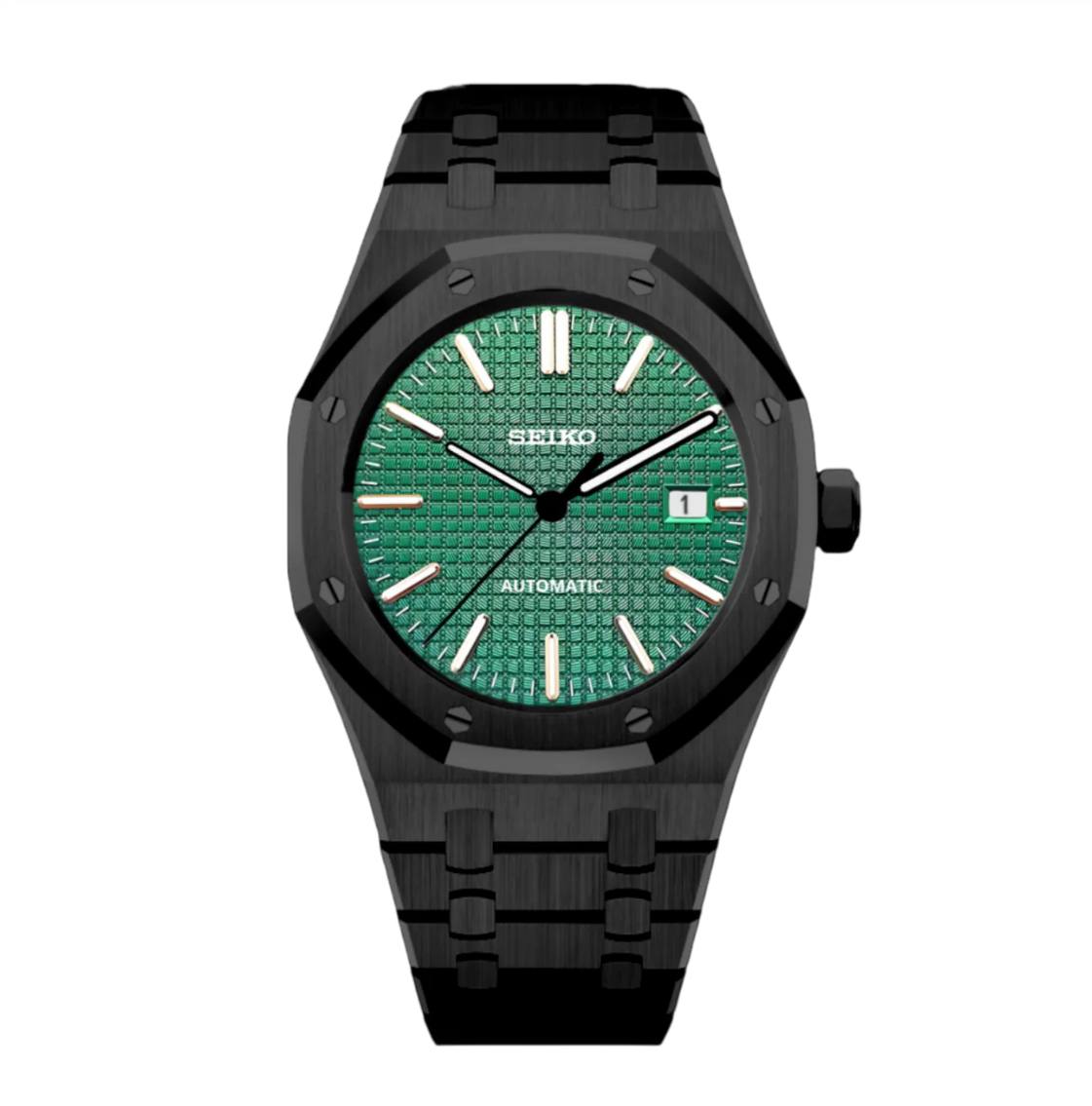 SEIKO ROYAL OAK BLACK GREEN 41MM