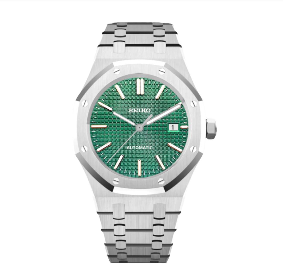 SEIKO ROYAL OAK SILVER GREEN 41MM