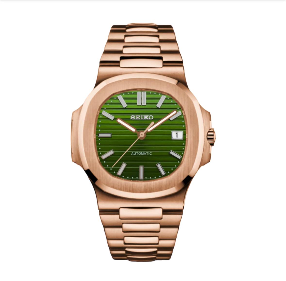 SEIKO NAUTILUS ROSE GOLD GREEN 41MM